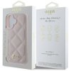 Guess GUHCP16SPSQSQSP iPhone 16 6.1 różówy/pink hardcase Quiled Metal Logo